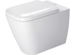 Duravit Happy D.2 Wc Sur Pied Dos Au Mur 57Cm Wc à éVacuation Verticale, Sortie Horizontale, 2159090000, 2159090000