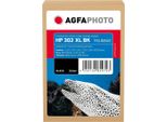 Agfaphoto Nero - Compatibile - Rigenerato - Cartuccia D'inchiostro (Alternativo A: Hp 302XL, Hp F6U68AE)