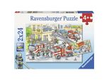Ravensburger Puzzle Helden Im Einsatz, Kinderpuzzle, Legespiel, Kinder Spiel, Puzzlespiel, Inklusive Mini-Poster, 2 X 24 Teile, 07814 1