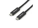 Startech.Com Cavo Thunderbolt 3 USB-C (40Gb/S) Da 1M - Compatibile Con Thunderbolt E Usb