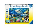 Ravensburger 10951 Ravensburger Xxl Riff Der Haie Puzzle 100 Teile