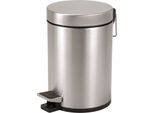 Bidone Per Cosmetici In Acciaio Inox Spazzolato 3L