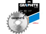 Graphite Disco Da Taglio In Widia 160 X 30 Mm, 24 Denti, Spessore Del Disco 2 Mm, Spessore Dei Denti 2,8 Mm, Riduttori: 30 X 16 Mm, 30 X 20 Mm, 30 X 25,4 Mm