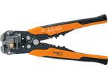 Neo Tools Spelafili Automatico - 205 Mm - Spelafili Automatico Frontale - 22-10 Awg - Impugnatura Ergonomica