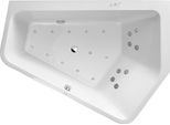Duravit Paiova 5 Bain à Remous, à Encastrer, Angle à Droite, Double Dos InclinéS à Droite, BâTi-Support, Vidage Et Trop-Plein, SystèMe Combi P, 1900X1400Mm, 760393000CP1000, 760393000CP1000