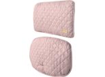 Roba Riduttore Per Seggiolone, Inserto Per Seggiolone "Roba Style"", 2 Pezzi. Cuscino Per Seggiolone Con Scaletta, Rosa/Malva"