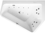 Duravit Paiova 5 Bain à Remous, à Encastrer, Angle à Droite, Double Dos InclinéS à Droite, BâTi-Support, Vidage Et Trop-Plein, SystèMe Combi P, 1770X1300Mm, 760391000CP1000, 760391000CP1000