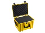 B&W Outdoor Case 5500 Con Schiuma Pretagliata (Si) Giallo
