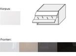 Pensile (EST-WES/60/LAM) 60Cm Inserto In Vetro Acrilico Bianco Perla Opaco Colore Frontale Selezionabile