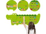 Viga Toys Tavola Di Manipolazione Sensoriale In Legno CoccodrillocertifikáT