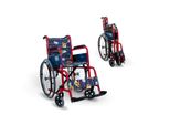Carrozzina Per Bambini Con Braccioli E Poggiapiedi Fissi Mobiclinic, Semovente, Leggera, Pieghevole, Larghezza Seduta 35 Cm, Nera Teatro
