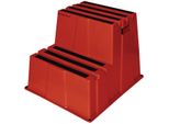 Gradini Per Impieghi Gravosi 2 Piattaforme H.500Mm Ku.Red