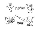 Punte Per Metallo Hss-Co 1,0 Mm, 5 Pz. 57H010 Grafite