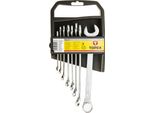 Topex Set Di Chiavi Combinate 8 Pezzi (6,8,10,12,13,15,17,19) | Chiave Combinata Chiave Aperta Chiave Ad Anello