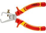 Neo Tools 1000V Pinze Isolanti Pinze Spelafili / Pinze Per Cavi 160 Mm Vde, Lucidate, Impugnatura Bicomponente, Acciaio Crv,
