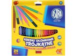 Matite Triangolari 24 Colori Astra