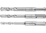 Set Di Punte Per Calcestruzzo Sds Plus Graphite, Set Di 3 Punte Per Calcestruzzo - 6, 8, 10 X 110 Mm Quatro