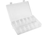 Cassetta Di Assortimento Topex Con Divisori 27,3 X 18,8 X 4,4 Cm 13 Scomparti | Cassetta Di Assortimento Organizzatore Di Strumenti Cassetta Per Minuteria Cassetta Di Immagazzinamento In Plastica