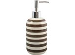 Msv Dispenser Di Sapone "Seauville"" Dispenser Di Sapone Liquido In Ceramica Marrone"