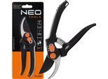 Neo Tools Cesoie Bypass, 185 Mm, Portata Fino A 15 Mm, Distanza Regolabile, Lame Con Rivestimento Antiaderente, Impugnatura Ergonomica Con Componenti Morbidi, Per Legno Fresco