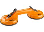 Neo Tools Ventosa Doppia Per Dischi, 80 Kg, Chiusura A Scatto In Plastica