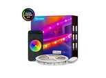 Govee Rgbic Wi-Fi + Bluetooth Led Strip Lights With Protective Coating, Striscia Luminosa Intelligente, Wi-Fi/Bluetooth, Bianco, 802.11B, 802.11G, Wi-Fi 4 (802.11N), Led, Plastica