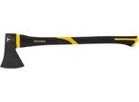 Ascia Topex 1500 G, Manico In Fibra Di Vetro, Impugnatura Ergonomica E Antiscivolo In Acciaio Temprato Per Giardinaggio, Taglio Del Legno, Lavori Di Giardinaggio