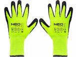 Guanti Da Lavoro Isolati, Nylon Rivestito Di Lattice, 4142X, Taglia 10
