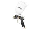 Neo Tools Pistola A Spruzzo Con Tazza Superiore 0,6 L, 1,5 Mm Con Pressione Regolabile, Consumo D'aria 75-230 L/Min, Doppio Comando