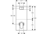 Geberit Plaque Design Pour SystèMe De Wc Complet Aquaclean, 115.329.11.1, 115.329.11.1