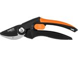 Neo Tools Secateurs Anvil, Diametro Di Taglio 20 Mm, Lunghezza 210 Mm, Lunghezza Lama 45 Mm, Impugnatura Ergo, Blocco Lama, Lama In Acciaio