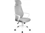 Mark Adler Manager 2.8 Sedia Da Ufficio Ergonomica Con Supporto Lombare E Poggiatesta Regolabile Mesh Hd Fino A 130 Kg Grigio