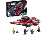 Lego 75362 Star Wars Ahsoka Tano's T-6 Jedi Shuttle Set, Astronave Costruibile Con 4 Minifigure Tra Cui Sabine Wren E Marrok Con Spade Laser, Regalo Per I Fan Della Serie Ahsoka