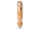 Neo Tools Scalpello Per Legno, Scalpello, Sgorbia, Larghezza Lama 10-38 Mm, Lama In Acciaio Al Crv, Manico In Legno Per Il Massimo Comfort, Rinforzo Antiurto (16 Mm)