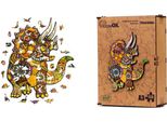 Puzzle Ecologico In Legno 130 Triceratops A3