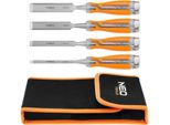 Set Di Scalpelli Per Legno Neo 6-12-18-24 Mm Serie Pro 2K