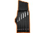 Neo Tools Set Di 6 Chiavi Combinate Lunghe Con Cricchetto - 8-19 Mm