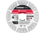 Disco Strend Pro Premium, Brasato Sottovuoto, 115 Mm, Diamantato, Da Taglio, Multiuso