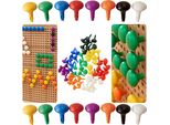 Masterkidz Scarabocchi Colorati Per Lavagne Stem 64 Pezzi - 8 Colori