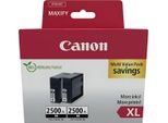 Canon PGI-2500XL Bk Twin Pack - Confezione Da 2 Pezzi - 70,9 Ml - Xl - Nero - Originale - Serbatoio D'inchiostro - Per Maxify Ib4050, Ib41