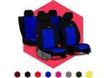 Coprisedili Per Auto Coprisedili Universali Per Auto Velours Blue Car Set Di 3