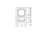 BUSCH-JAEGER Rahmen 4F Maison-Be Glz Axcent Kst F.Geb-K