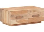 Tavolino 90X50X35Cm In Legno Massiccio Riciclato Tavolini Tavoli Laterali