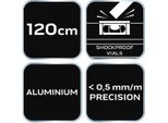 Neo Tools Livella In Alluminio, Fiala Protetta, Precisione M | Livella In Alluminio | 120 Cm