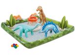 Intex 56132NP - Playcentre - Jurassic Adventure (201X201X36Cm) Piscina Per Bambini Dinosauro