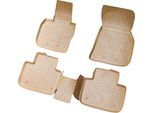 Tappetini In Gomma 3D Per Bmw X3 G01 F97 | Bj Dal 2017> | Beige Su Misura Con Bordo