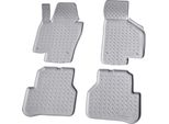 Tappetini In Gomma 3D Per Vw Passat 3C B7 | Bj 2010 - 2014 | Grigio Con Bordo