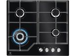Electrolux KGG64362K Piano Cottura Nero Da Incasso Gas 4 Fornelli
