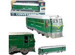 Carrozza Ferroviaria Locomotiva Luce Effetti Sonori Ferrovia Set