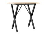 Syfax™ Tavolo Da Pranzo Telaio A X 80X50X75 Cm Legno Pino E Acciaio
